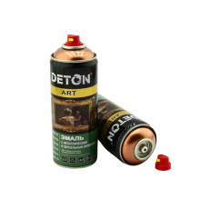 DETON ART - Эмаль металлик - Бронза-Хром - Аэрозоль, 520 мл