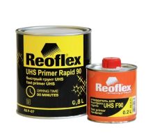 Reoflex 2K 底漆 UHS 丙烯酸 4+1 黑色 + 固化剂，0.8l+0.2l